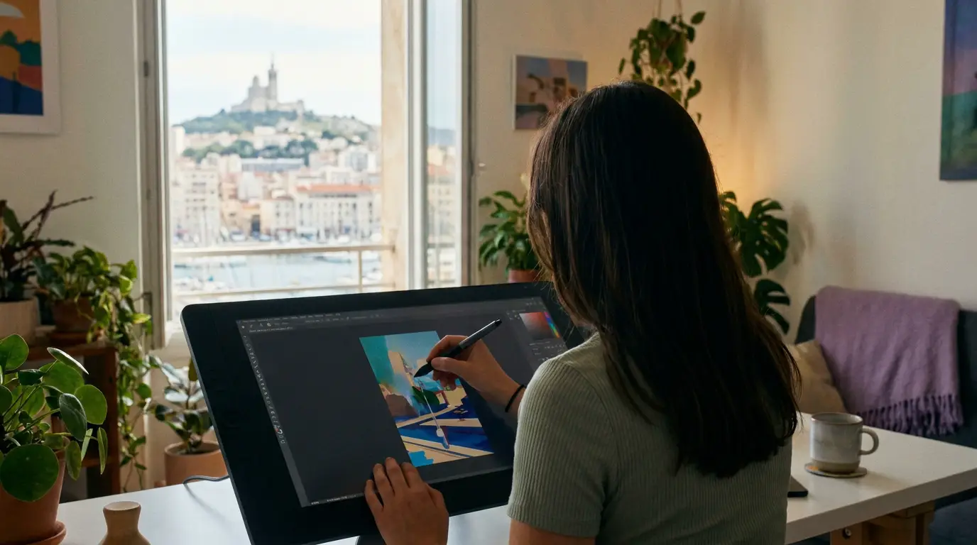 Création de publicités TikTok par IA à Marseille, sans tournage, par Externam Studio