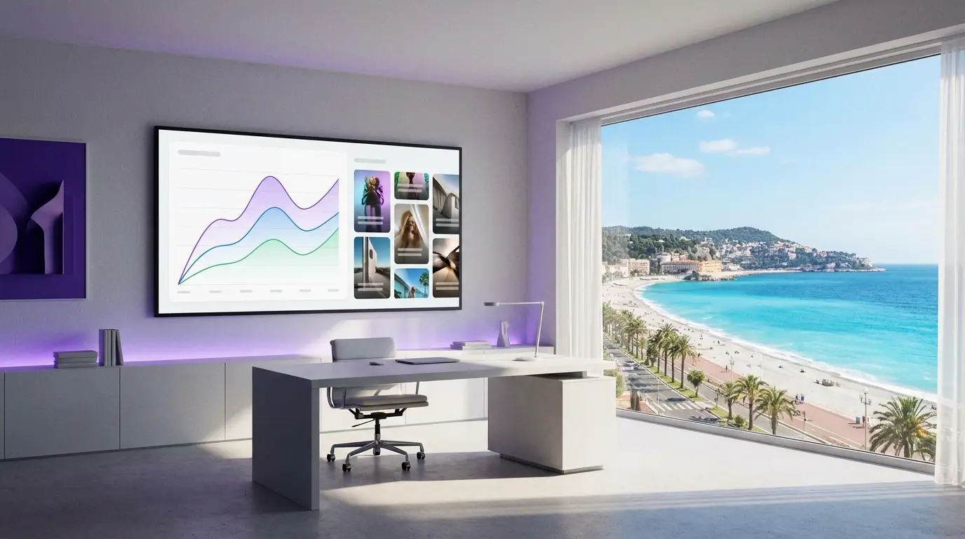 Création de publicités TikTok par IA à Nice, sans tournage, par Externam Studio