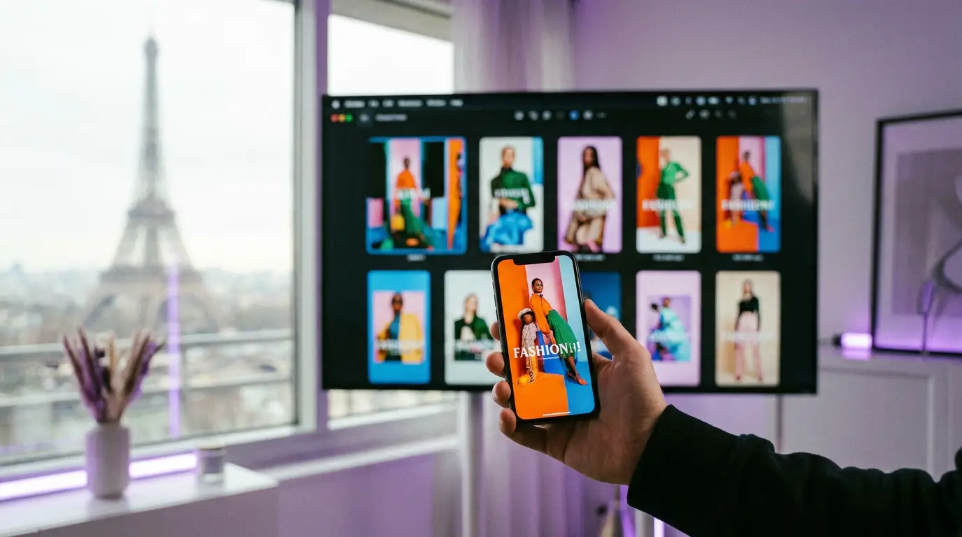 Création de publicités TikTok par IA à Paris, sans tournage, par Externam Studio