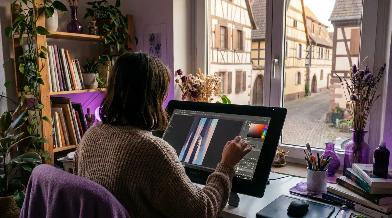 Création de publicités TikTok par IA à Strasbourg, sans tournage, par Externam Studio