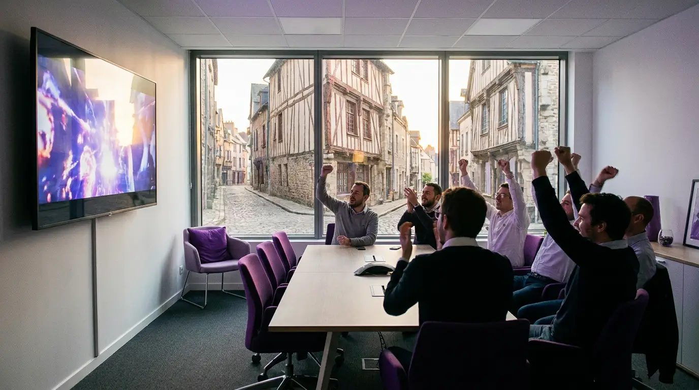 Film d'événement produit par IA à Le Mans, sans captation caméra, par Externam Studio