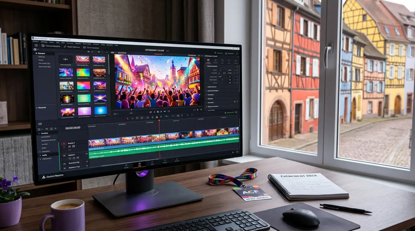 Film d'événement produit par IA à Mulhouse, sans captation caméra, par Externam Studio